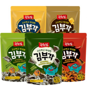 광천김 고소하고 바삭한 김부각 5종, 50g, 5개