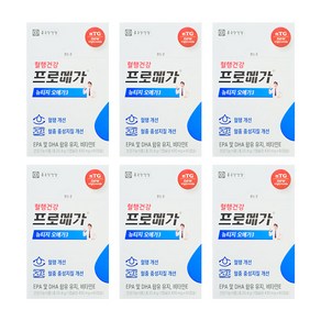 [최신상]종근당건강 프로메가 뉴티지오메가3 6개월분(p), 60정, 6개