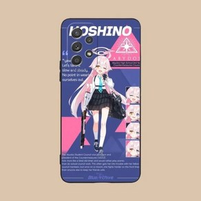 블루아카이브 삼성 갤럭시 케이스 핸드폰 Blue Archive Mobile Cell Phone Case for Samsung Galaxy A91 70 54 53 52 34 24 2