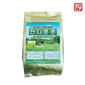 잔디 전용 비료 + 호미닷컴 전용 약수저 세트, 잔디튼튼 1kg, 1개