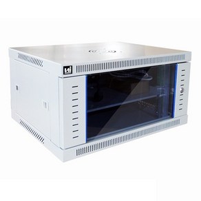 인네트 IN-H300 네트워크 장비 보관함 허브랙 6U 600 x 450 x 300 회색