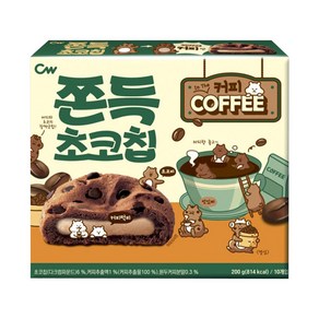 청우식품 쫀득초코칩 커피 200g 2개