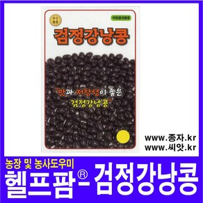 헬프팜 검정강낭콩 30g 콩 종자 씨앗 동원농산종묘, 1개