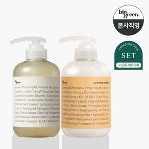 빅그린 23 센서티브 샴푸 안젤리카 500ml+23 트리트먼트 500ml, 1개, 500ml