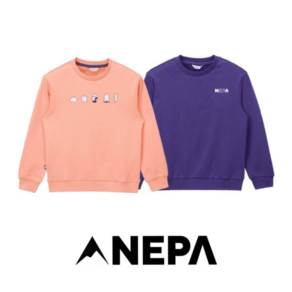 [백화점 매장판] 네파 키즈 NEPA 맨투맨 아동공용 봄 가을 간절기 공용 남아옷 여아옷 긴팔티셔츠