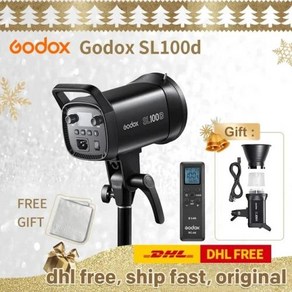 Godox 화이트 버전 LCD 패널 LED 비디오 라이트 연속 출력 보웬스 마운트 스튜디오 라이트 BI SL100D SL-100D SL100Bi 100W 5600K