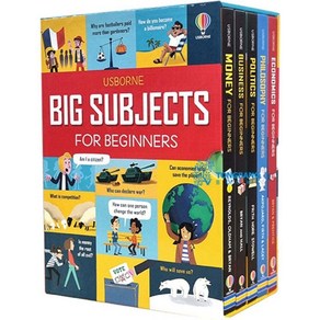 Usborne Big Subjects for Beginners 5 Books Collection Box Set