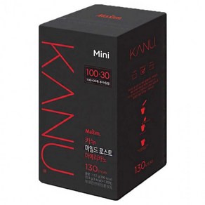 카누 미니 마일드로스트 130T (100T + 30T), 맥심카누 마일드 로스트 미니 130T(100T+30T), 1세트, 130개입, 0.9g