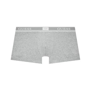 (백화점 상품) GUESS UNDERWEAR 코튼 스퀘어라벨 스포츠 드로즈 - 멜란지그레이 887330, 110, 1개