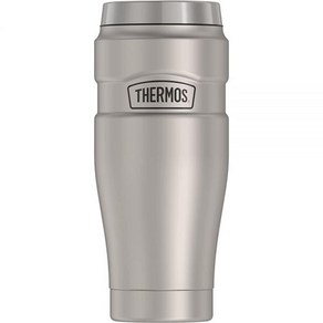 THERMOS 스테인리스 킹 진공 보온 여행용 텀블러 16 oz 매트 블루