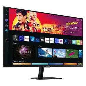 삼성 스마트모니터 M7 S32BM700 블랙 UHD 4K 32인치 C-Type 덱스 미러링 넷플릭스 유튜브 /M, 단일속성, 80cm, LS32DM700UKXKR