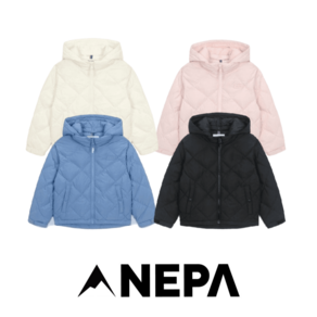 [백화점 매장판] 네파 키즈 NEPA 제프 구스 다운자켓 남아 여아 겨울 후드패딩 후디 집업 구스다운 다운점퍼 다운자켓 퀄팅 패딩