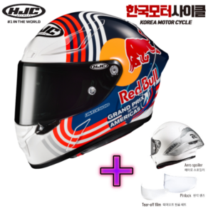 HJC 홍진 오토바이헬멧 알파1 레드불 오스틴 REDBULL AUSTIN GP 풀페이스 바이크 스쿠터 헬멧 [한국모터사이클], 알파1 레드불  XL