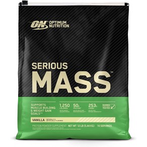 Optimum 옵티멈 시리어스 매스 Seious Mass 12lb Vanilla, 5.44kg, 1개