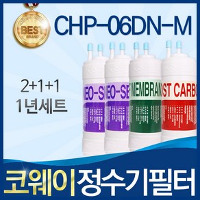 코웨이 CHP-06DN-M 고품질 정수기 필터 호환 전체세트, 선택2_1년관리세트(2+1+1=4개), 1개