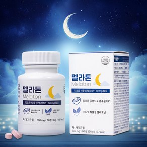 조아제약 리포좀 식물성 멜라토닌 1mgX60정, 60정 1개, 1개, 60정