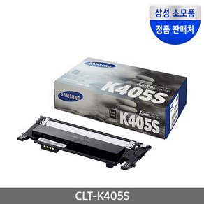 삼성 CLT-K405S CLT-C405S CLT-M405S CLT-Y405S 프리미엄 정품, 1개, 검정