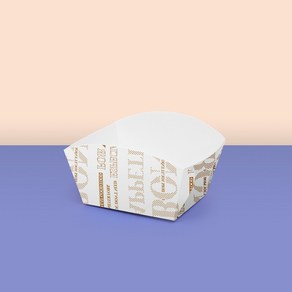 러스크 소금빵 일회용 아치형 종이트레이 보나뻬띠 2종 100개/1000개, 1세트, 100개입