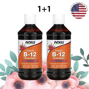 나우푸드 액상 B12 B컴플렉스 1000mcg 237ml 리보플라빈 판토텐산 x 2병, 2개