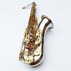 프랑스에서 만든 테너 색소폰 sts-802 silvering gold keys sax 테너 마우스피스 합자 갈대 목 악기