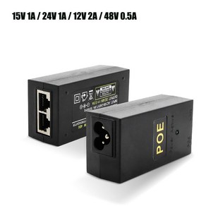 POE 인젝터 전원 어댑터 AC DC 15V 1A 12V 2A 24V 48V 0.5A 이더넷 스위치 공급 장치 EU 미국 코드를 통한, 9.48V 0.5A - NO Cod, 1개