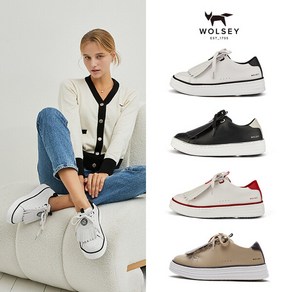[런칭가129000원][Wolsey] 울시 여성 클래식 컴포트 스니커즈