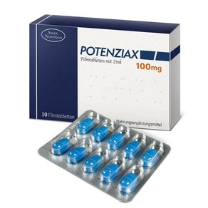 MAPEinc 독일직배 Potenziax 남성용 파란 고용량 즉각적인 성능 효과 있는 보충제, 1개, 100mg