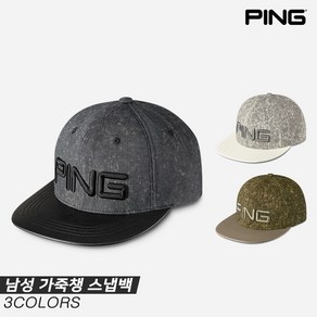 [삼양인터내셔널정품]2023 핑 남성 가죽(COWSKIN CHANG) 골프모자스냅백[3COLORS][남성용]