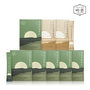 [GS단독구성] 바른곡물효소 6박스+인절미효소 2박스, 90g