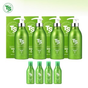 티에스 [샴푸패키지] TS샴푸 올뉴플러스 샴푸만 구성 (샴푸 500g * 4통 + 100g 4통), 없음, 1개