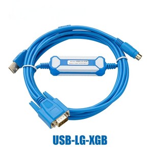 USB-LG PLC Pogamming Cable Suitable Fo LG LS XBC XBM K7M Seies Download Line USB-LG-XGB, Gold Plated Vesion, 2.5-3M, 1개