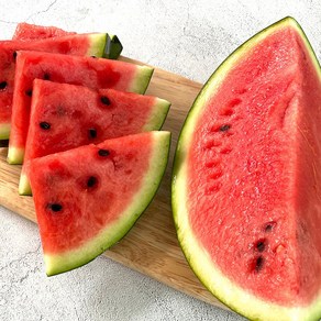[더조은푸드] 고당도 하우스 못난이 수박 5-7kg, 1개