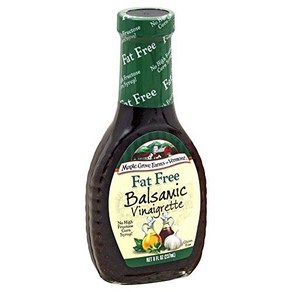 Maple Gove Dessing Balsamic Vinaigette Fat Fee 8.0 OZ(Pack o 메이플 그로브 드레싱 발사믹 비네그레트 무지방 8.0 OZ(2팩, 2개, 237ml