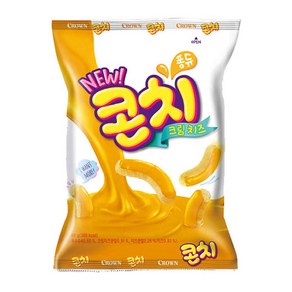 크라운 콘치 치즈크림, 66g, 10개