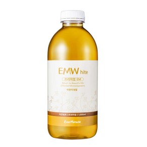 [이엠몰] EM-W (White) 1000ml / 프리미엄 맑은 이엠 EM 활성액 용액 발효액, 1개, 1L