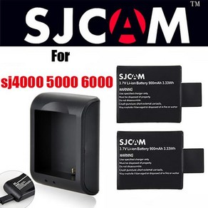 SJ 4000 고프로 헬멧 스포츠 SJ4000 디지털 카메라 배터리 AC DC 충전기 포함 900mAh 3.7V 3.33Wh