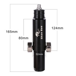 방폭 조절 정압 밸브 공군 콘도르 30mpa 350ba 4500psi 단일 구멍 8mm, 1.stainless steel