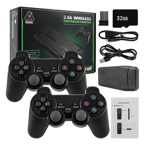 휴대용게임기 4K 게임 스틱 M8/M8 PRO 20000 레트로 콘솔 HD 비디오 무선 컨트롤러 PSP PS1 선물, 1개, 5.M8 32G