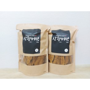 [채울농산] 장수상황버섯 baumii 슬라이스 (국내산 200g +20g ), 1개