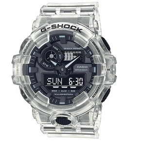 지샥정품/G-Shock/GA-700SKE-7ADR/지샥시계/손목시계/스켈레톤