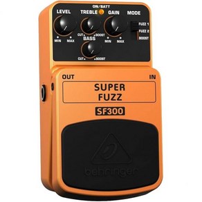 Behinge SUPER FUZZ SF300 3모드 퍼즈 디스토션 악기 이펙트 페달 피치, 1개