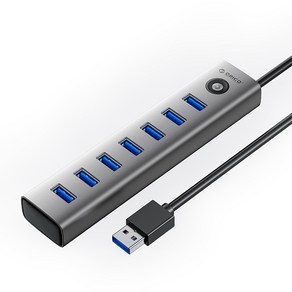 오리코 알루미늄 합금 C타입 A타입 7포트 USB 3.0 허브 CL7U