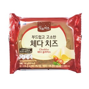 상하 부드럽고 고소한 체다치즈360g(20매입)x4팩/냉장, 360g, 4개