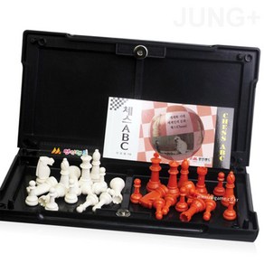 다-정플러스 자석 체스 소형 250MM 체스게임 체스판자석 고급체스판 고급체스 보드게임종류, 1개