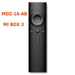 XMRM-002 블루투스 리모컨 음성 검색 MDZ-16-AB 포함 MI 4K HDR TV 박스 3 BOX 3S 용 교체