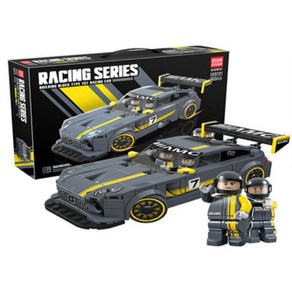 QUANQUAN 100131 호환 테크닉 조립 장난감 자동차 벤츠AMG GT 3 피규어 2개 포함 365pcs, 1개