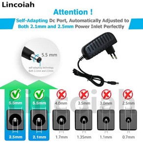 호환 AC 100-240V to DC 7.5 V 0.5A 1A 2A 3A 스위칭 전원 공급 장치 V 볼트 컨버터 어댑터 충전기, 05 7.5V 0.5A, 01 EU, 1개