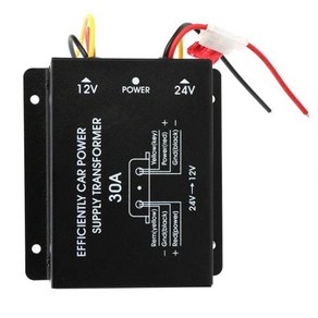 자동차 전원 공급 장치 컨버터 스텝 다운 인버터 24V ~ 12V 30A, 30A Output, 1개