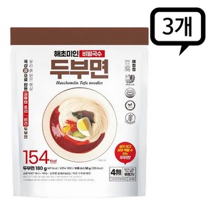 해초미인 두부면 비빔국수 220G, 3개