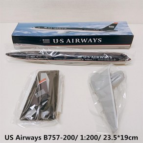 조립 비행기 모형 에어 US 항공 보잉 B757 200 1:200 스케일 235cm x 19cm DIY, 20380, 1개